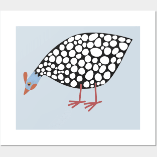 Guinea Hen Farmyard Art Posters and Art